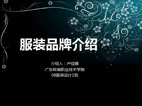 品牌介绍ppt
