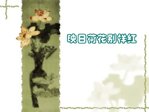 《映日荷花别样红》1PPT课件