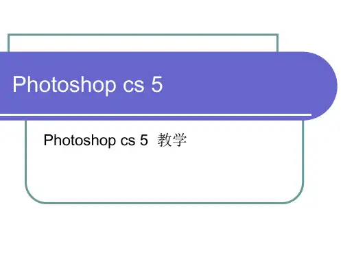 photoshop_cs5新手入门教程_实用
