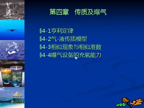 当代给水与废水处理原理第二版第4章a