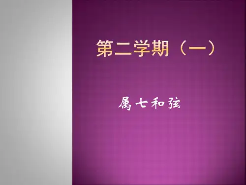 第二学期一属七与弦