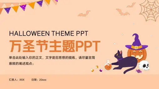 万圣节主题教育PPT