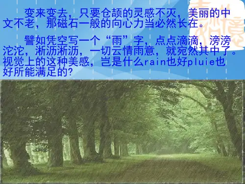 山西省怀仁县第一中学人教版高中语文选修《语言文字应用》第三课《神奇的汉字》课件 (共84张PPT)