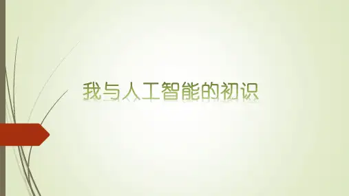 人工智能：智慧公安解决方案PPT课件