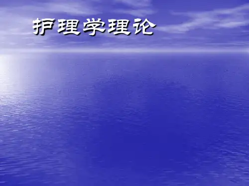 护理学理论-ppt课件