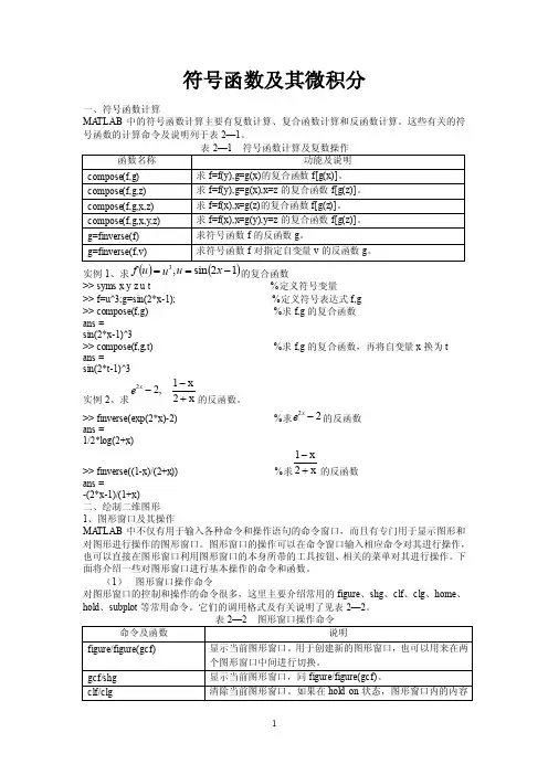 符号函数及其微积分