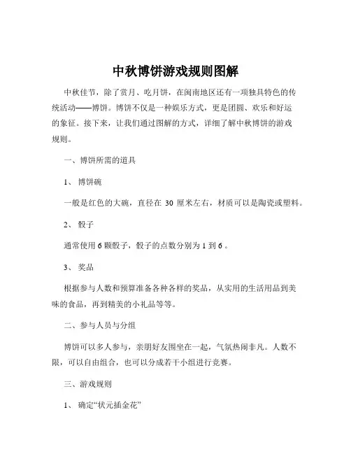 中秋博饼游戏规则图解