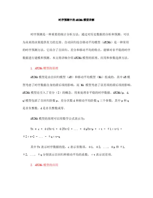 时序预测中的ARIMA模型详解(Ⅰ)