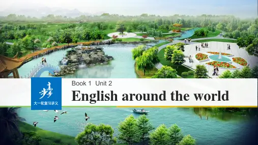 2018版高考英语全国用大一轮复习讲义课件book 1 Unit 2 精品