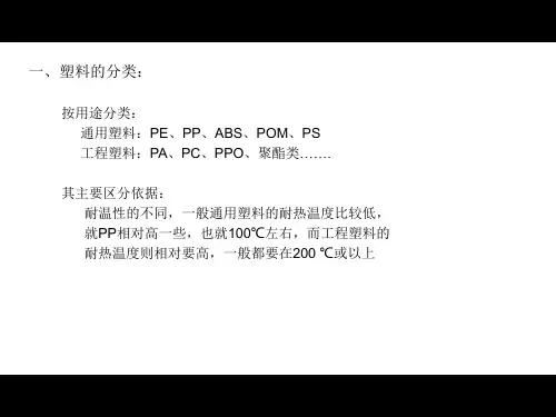 常用塑料改性及其加工工艺