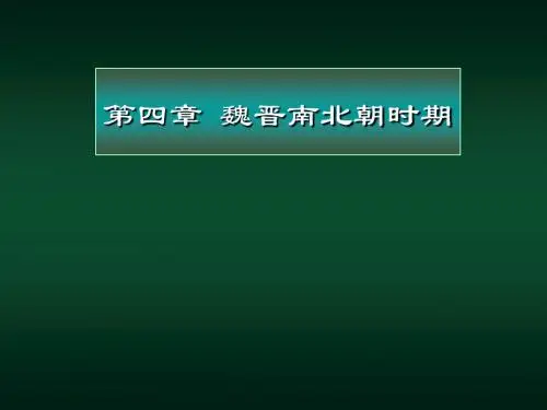 魏晋南北时期