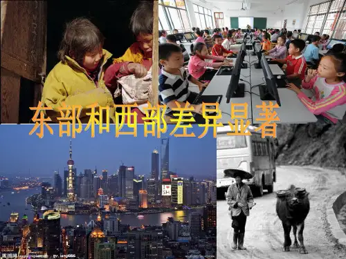 东部和西部差异显著 PPT