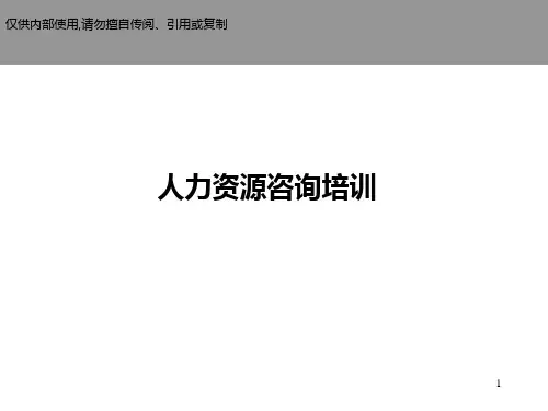 P(麦肯锡)人力资源培训PPT课件