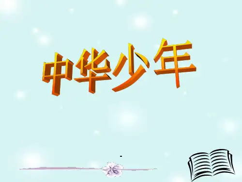 中华少年PPT-课件