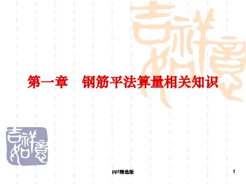 第一章_钢筋平法算量相关知识ppt课件