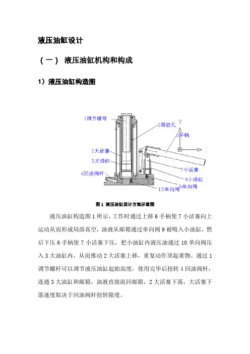 液压千斤顶毕业设计完整版样本