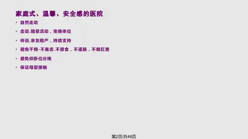 自然分娩演示文稿