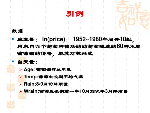 回归方程的函数形式