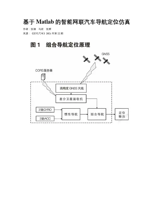 基于Matlab的智能网联汽车导航定位仿真
