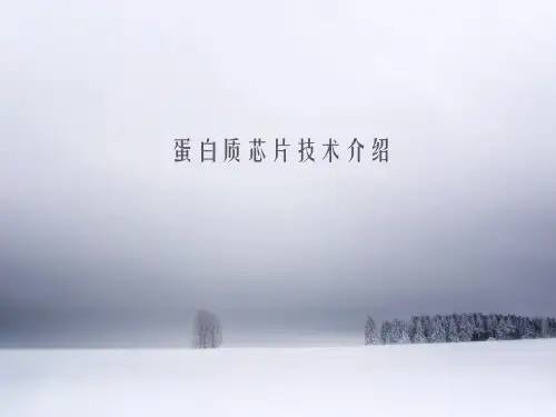(2021)蛋白质芯片技术介绍完美版PPT