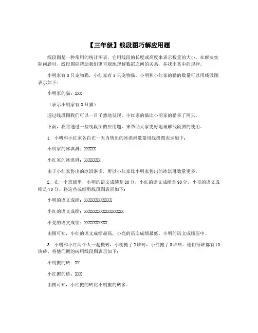 【三年级】线段图巧解应用题