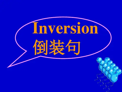 高中英语语法复习：倒装句课件(共48张PPT)