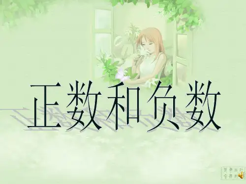 《正数和负数》 ppt课件