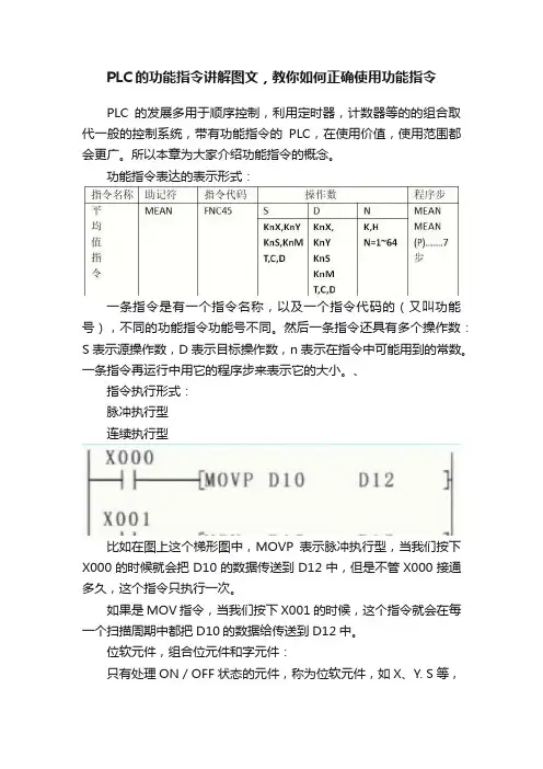 PLC的功能指令讲解图文，教你如何正确使用功能指令