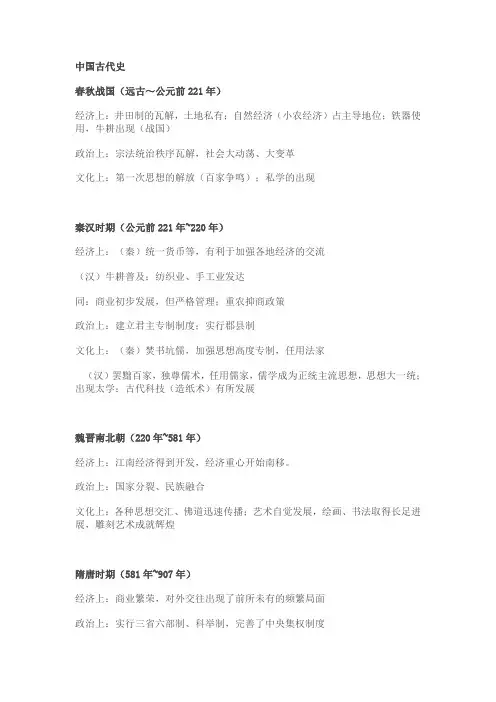 历史时代背景