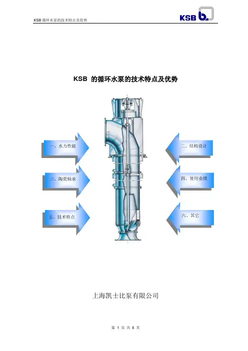 KSB循环水泵的技术特点及优势