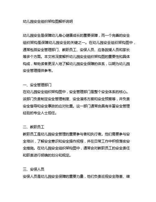 幼儿园安全组织架构图解析说明