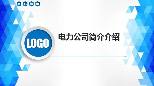 电力公司简介介绍PPT课件