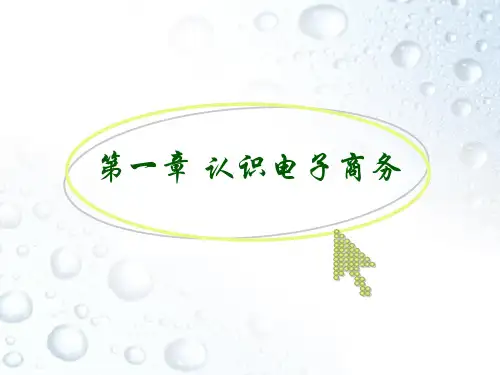 第一章认识电子商务