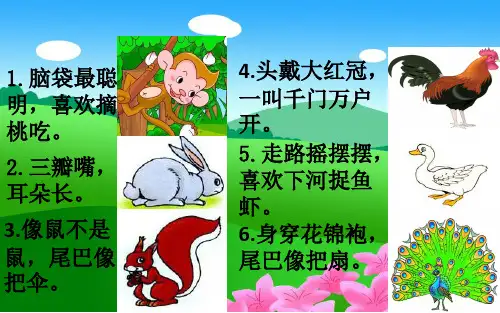 《比尾巴》ppt教学课件人教部编版语文1