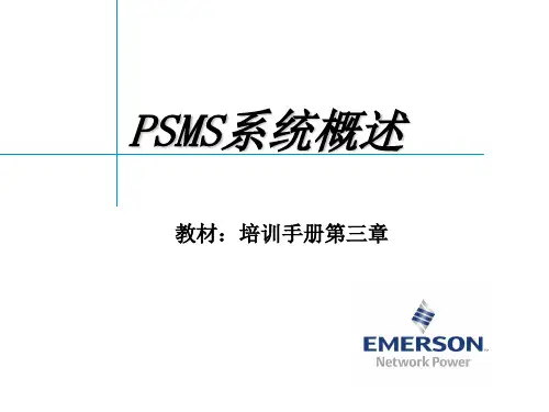 03、PSMS系统概述