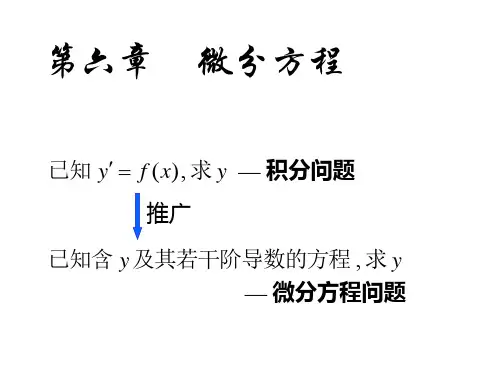 高等数学微分方程