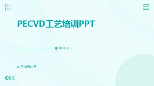 PECVD工艺培训ppt