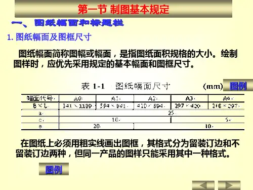 工程图纸图框标准