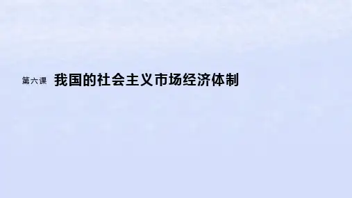 江苏专用新教材2024届高考政治一轮复习必修2第六课大题攻略主观题对“有效市场和有为政府”的考查课件