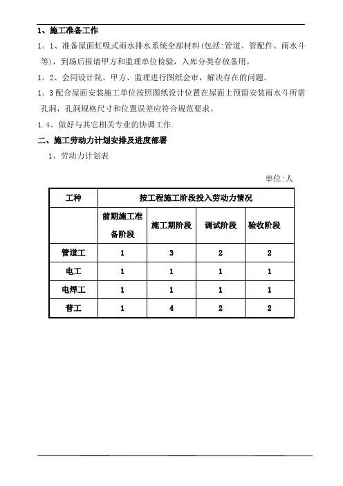 虹吸雨水施工方案