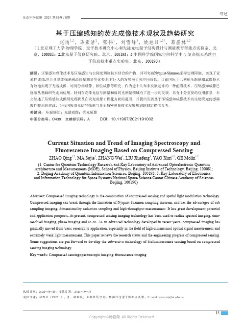 26218389_基于压缩感知的荧光成像技术现状及趋势研究