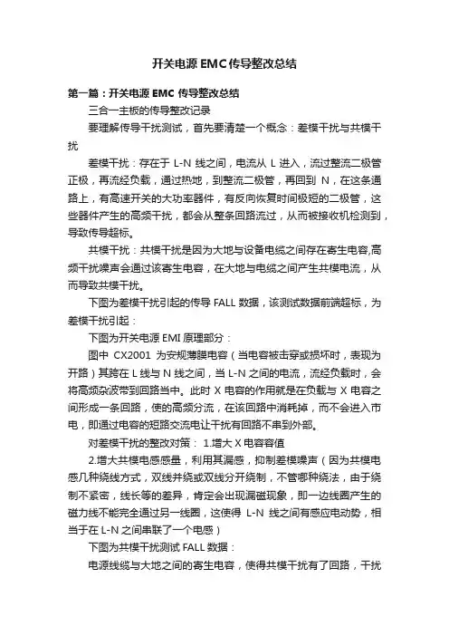 开关电源EMC传导整改总结