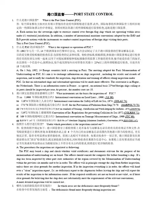 港口国监督