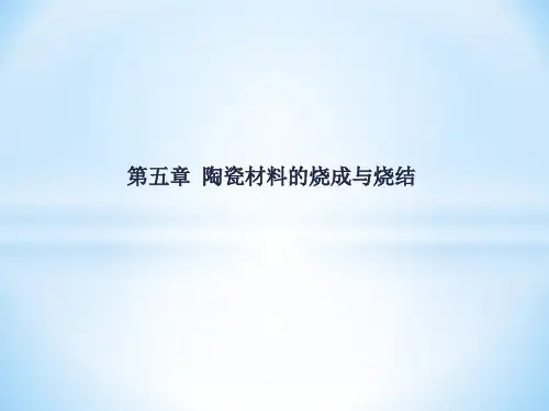 第五章 烧结-1