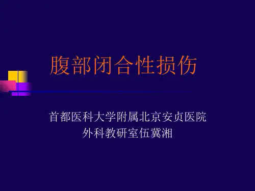 0908腹部闭合性损伤医疗共48页文档