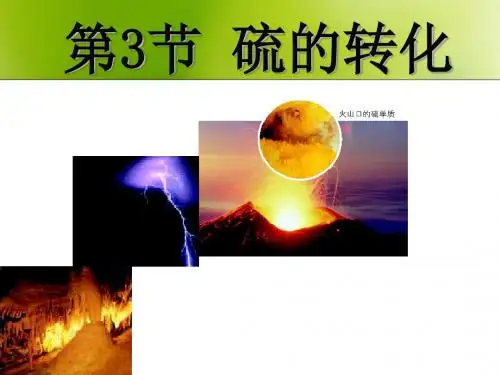 【高中化学】硫的转化ppt12