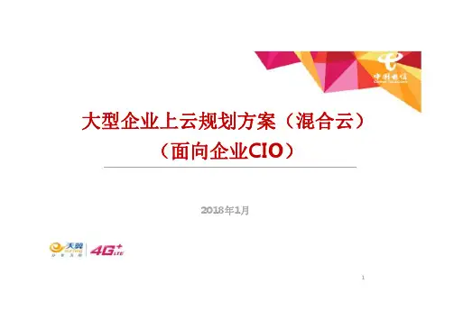 大型企业上云解决方案(混合云)ppt课件