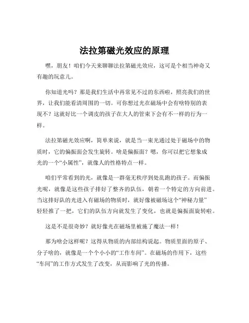 法拉第磁光效应的原理