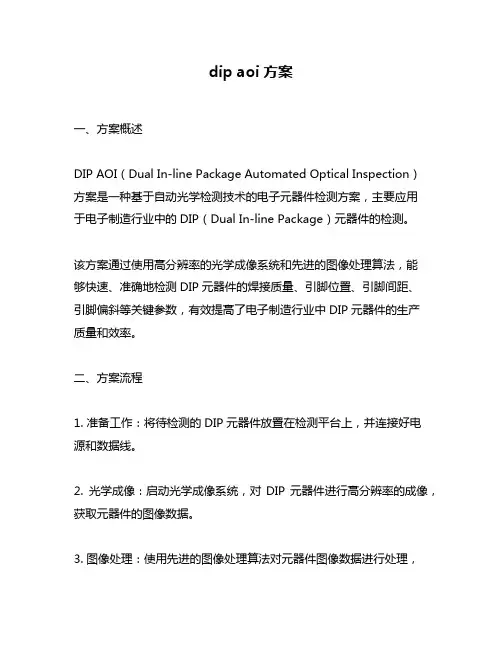 dip aoi方案