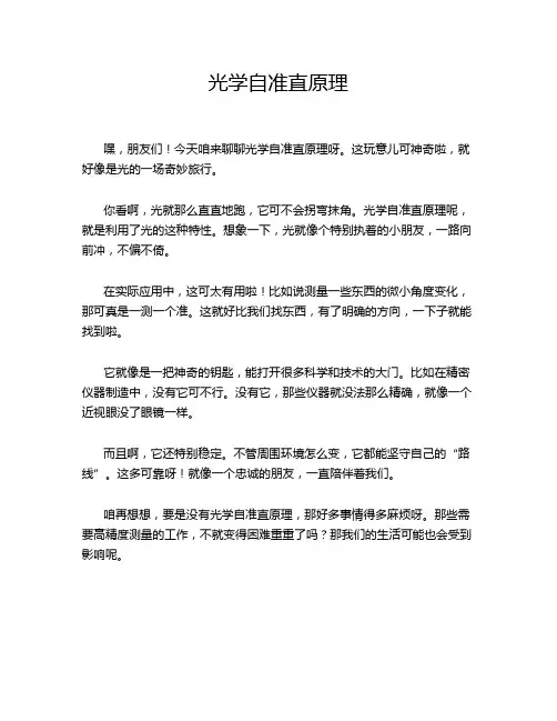 光学自准直原理